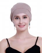OSVYO Bamboo Chemo Turbans for Women Cancer Hairloss hat - Cotton Lightweight Headwear Sealed Packaging