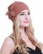 OSVYO Cotton Chemo Turbans Headwear Beanie Hat Cap for Women Cancer Patient Hairloss